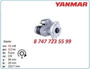 Стартер Yanmar 4tnv98,  3tn84,  3tnv88 129940-77010