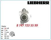 Стартер на экскаватор Liebherr r970,  r964 0019910260