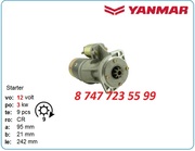 Стартер Yanmar 4tne106,  4tnv94,  4tne94 123900-77010