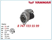 Стартер Yanmar 4tne84,  3tna72,  3tne74 119631-77011